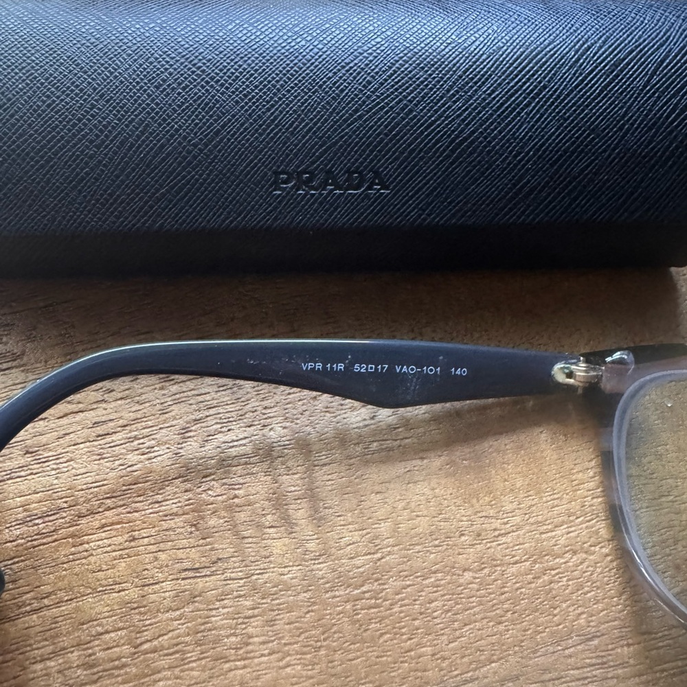 Prada Women's Glasses - Dark brown, green, and tan - Picture 2 of 8